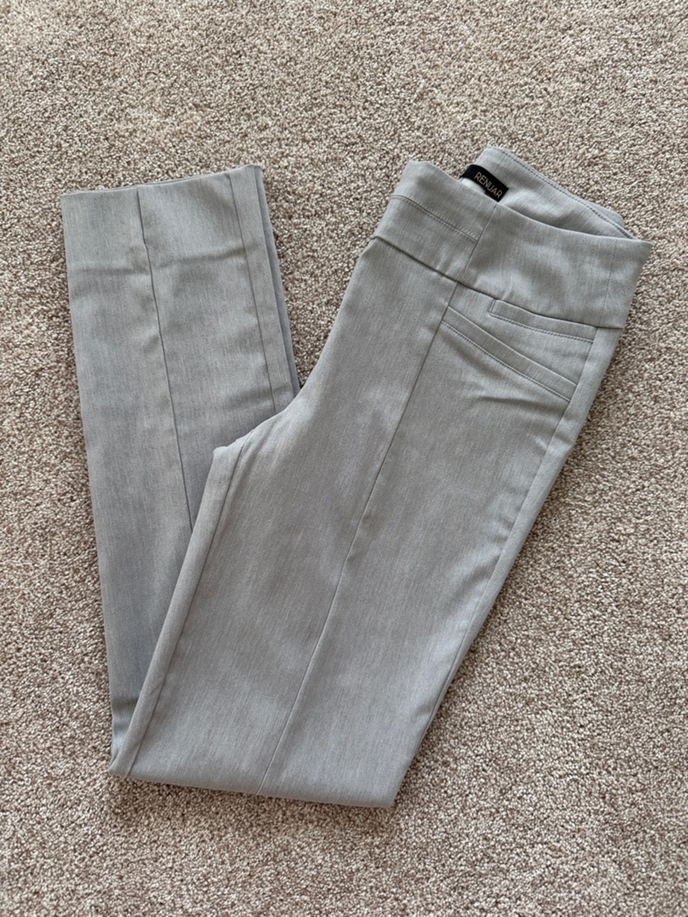 Renuar Light Gray Dress Trousers